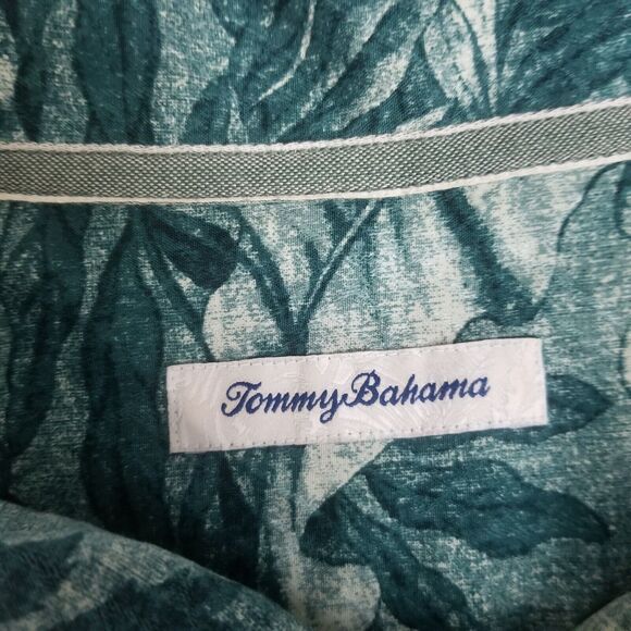 Tommy Bahama TB93 Hawaiian All Over Print Silk Men’s XXL Button Up Size Large - Picture 5 of 11